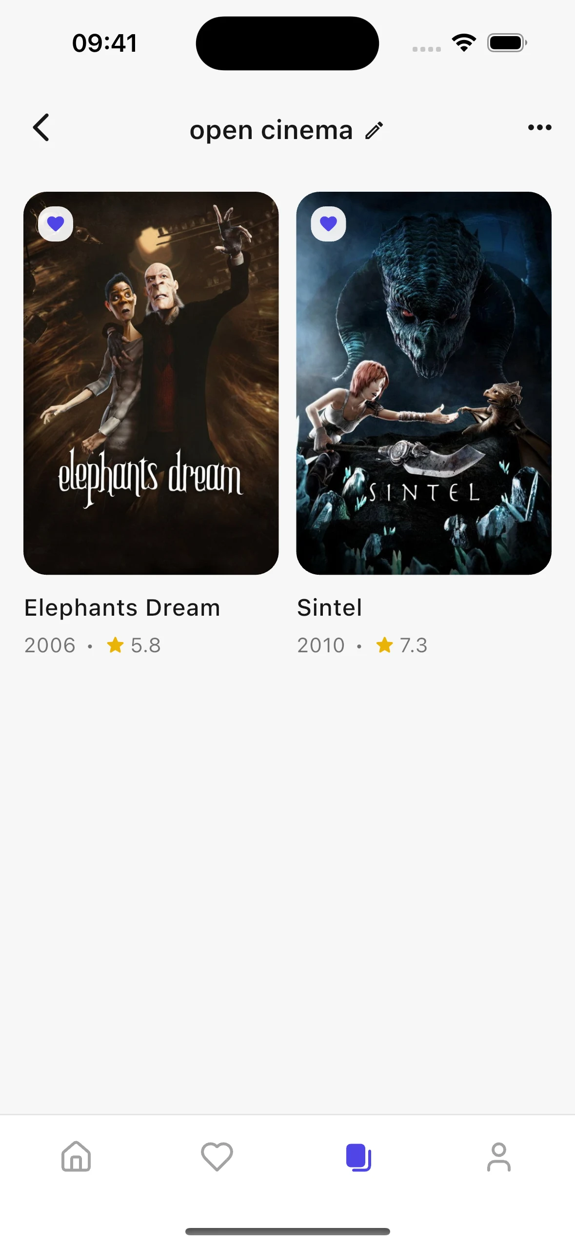 Movies inside a custom collection with rename and action controls